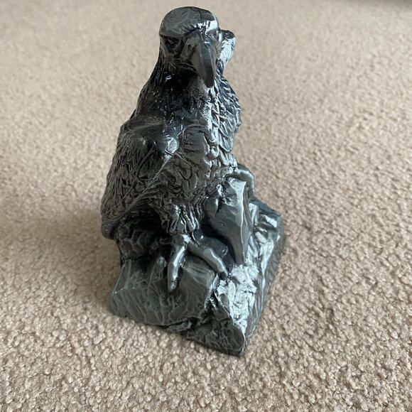 VINTAGE Silver Tone EAGLE Bank by Banthrico Inc Chicago BANK - Picture 3 of 6